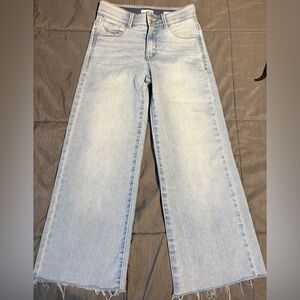 Heritage Curve Appeal Light Blue Denim Wide-Leg Jeans